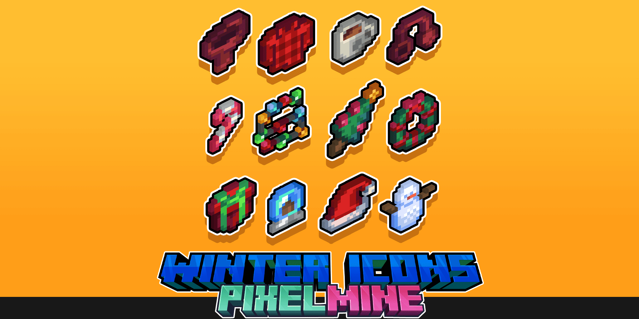 Winter Minecraft Icon 47 Winter Icons by PixelmineStudio