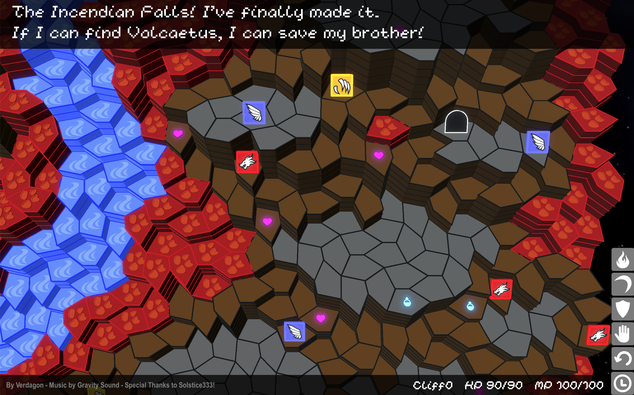 Cover image for Incendian Falls