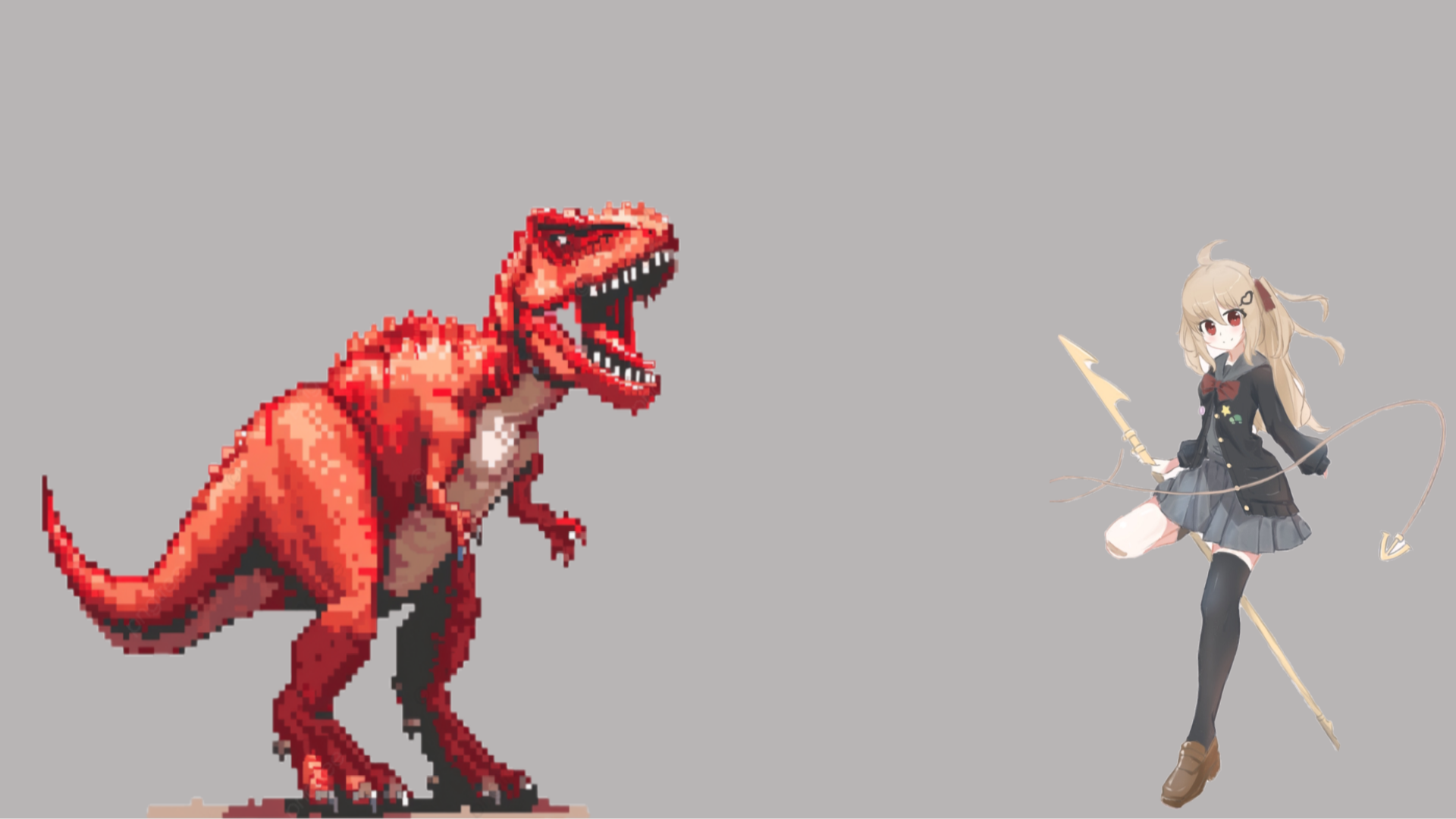 Evil vs T-Rex