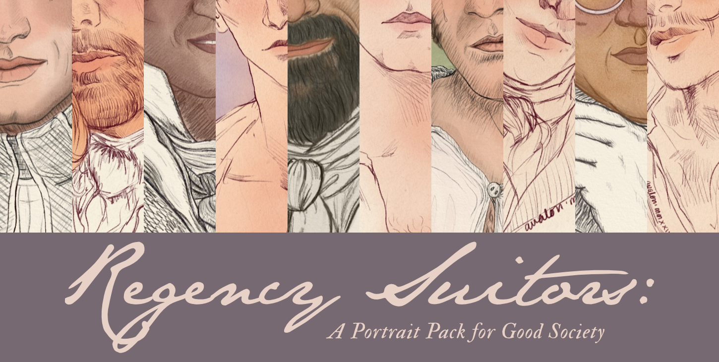 Regency Suitors: A Portrait Pack for Good Society