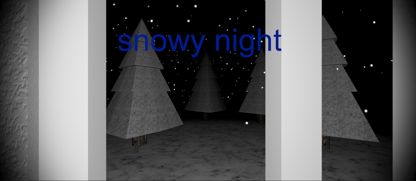 snowy night