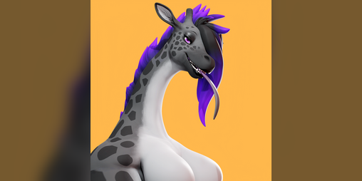 Cover image for Goth Giraffe | DELUXE VRC Avatar + Vtuber