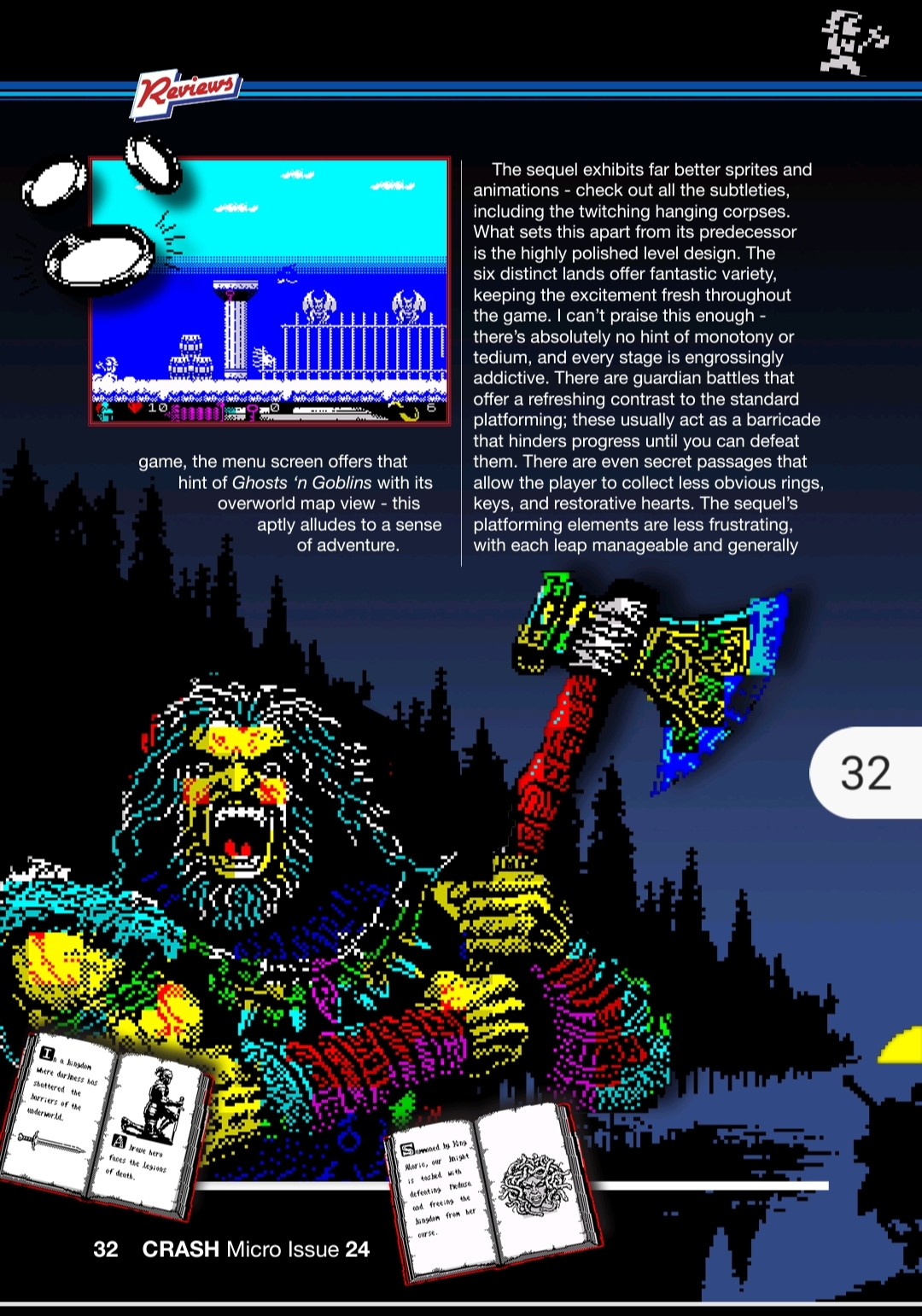 Cursed Castle 2 - Cursed Castle 2 (zx spectrum 128) by Fransouls