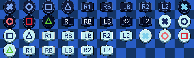 48 x 48 Keyboard and controller icons