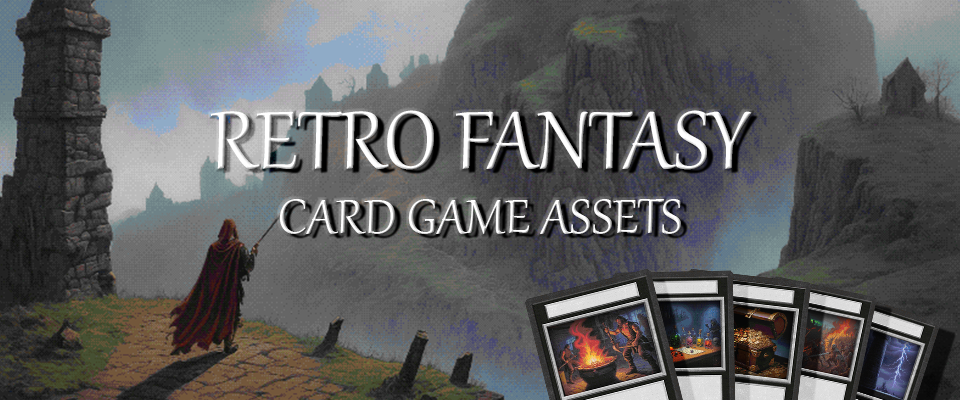 Retro Fantasy - Card game assets