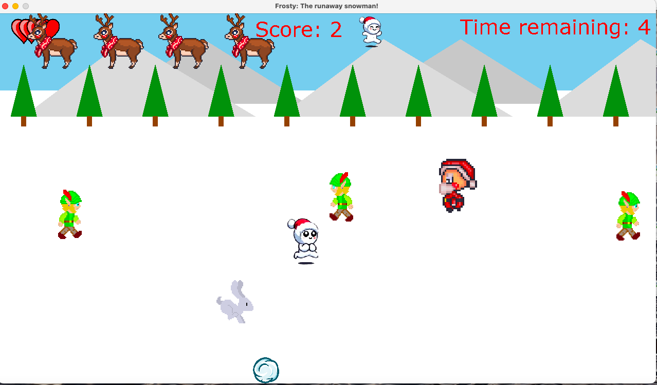 Frosty: The Runaway Snowman!