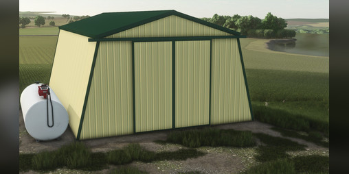 Cover image for FS25 Small Lean Shed