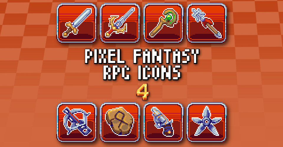 PIXEL FANTASY RPG ICONS - PACK 4