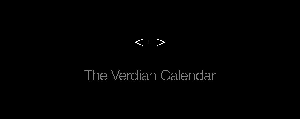 The Verdian Calendar