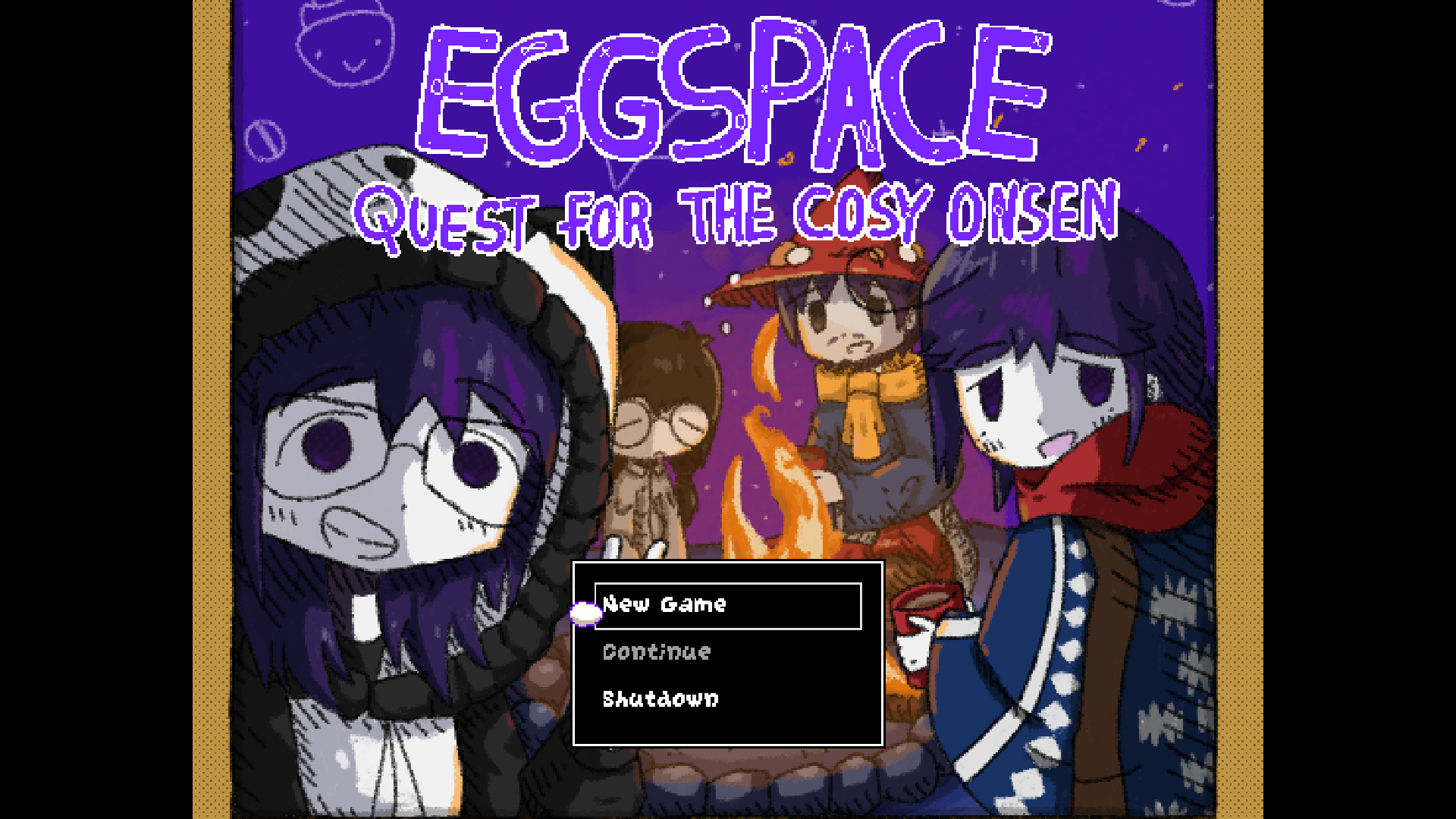 Cover image for EGGSPACE | QUEST FOR THE COSY ONSEN demo