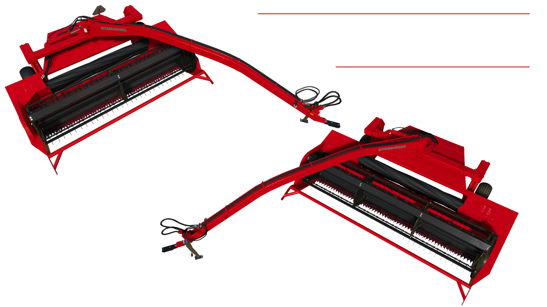 International 1490 & 1590 Mower Conditioners