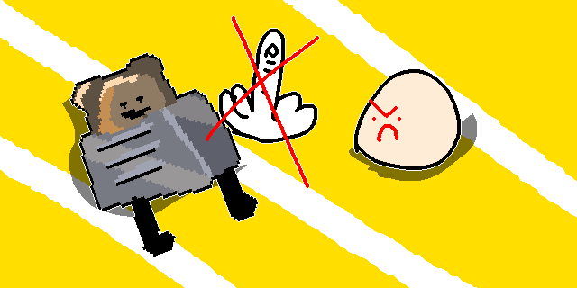 Egg vs Toaster!