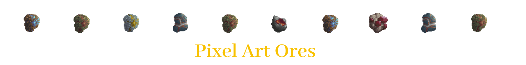 Pixel Art Ores