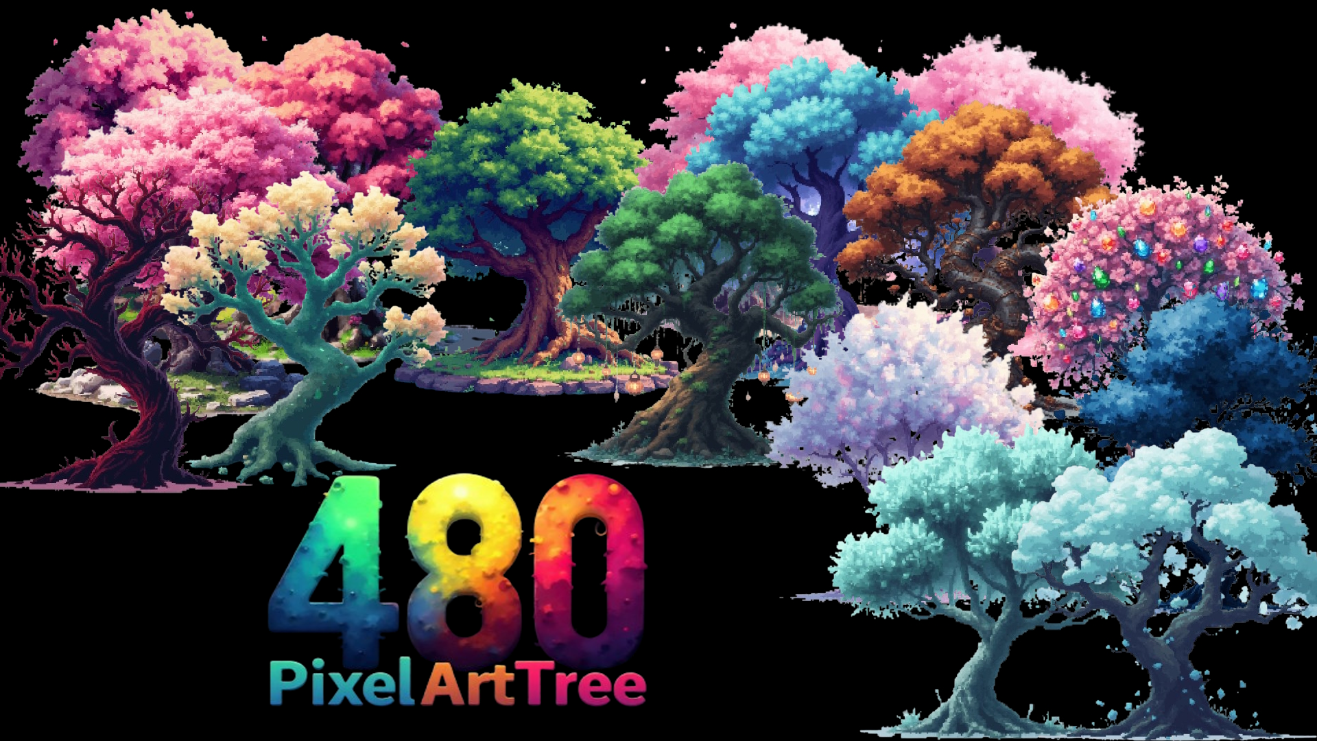 480 PixelArt Tree