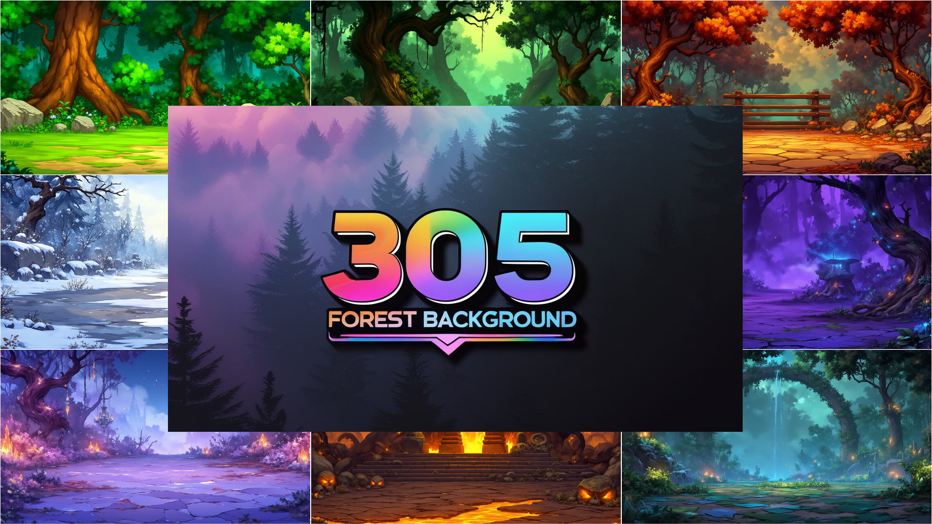 305 Forest Background