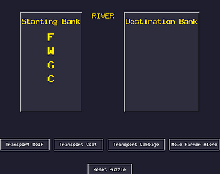 River Crossing Puzzle
