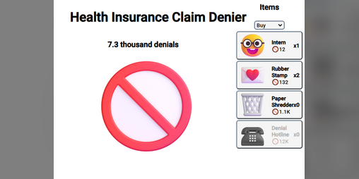 Cover image for Health Insurance Claim Denier
