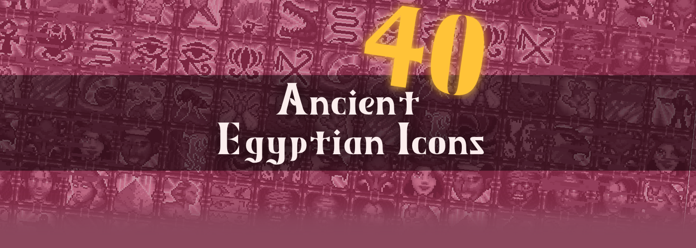 40 Unique Ancient Egyptian Icons