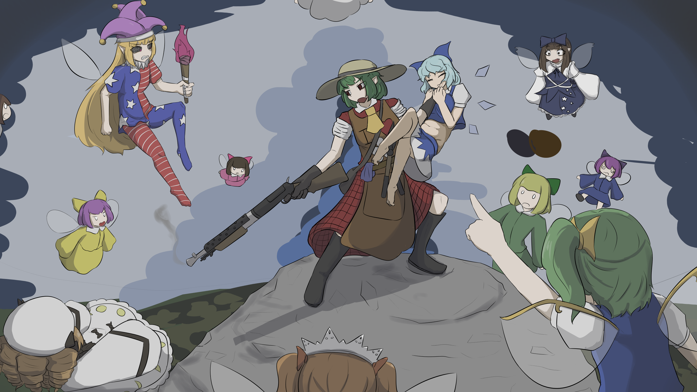 YUUKA HAS A GUN