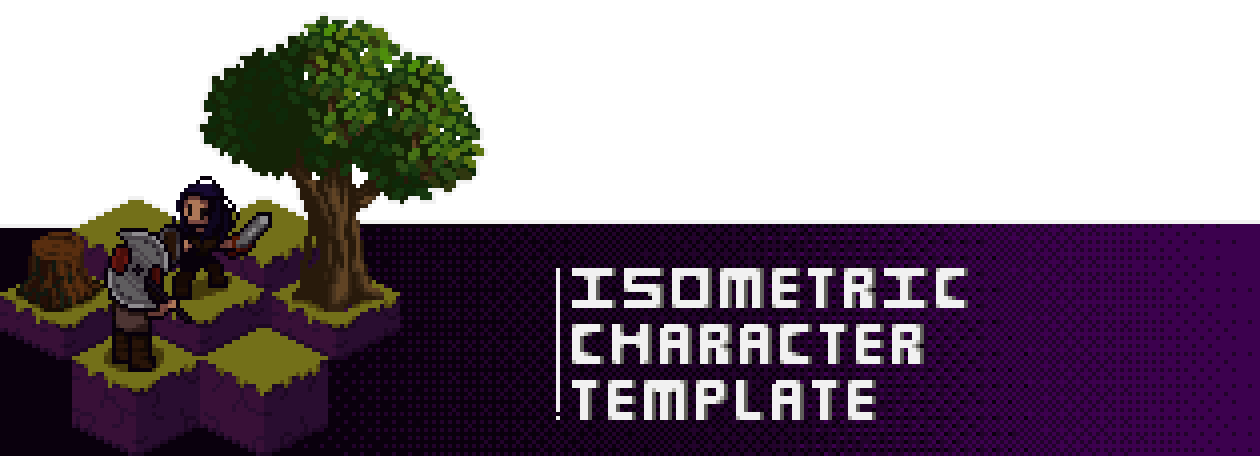 Isometric Character Template (Warrior)