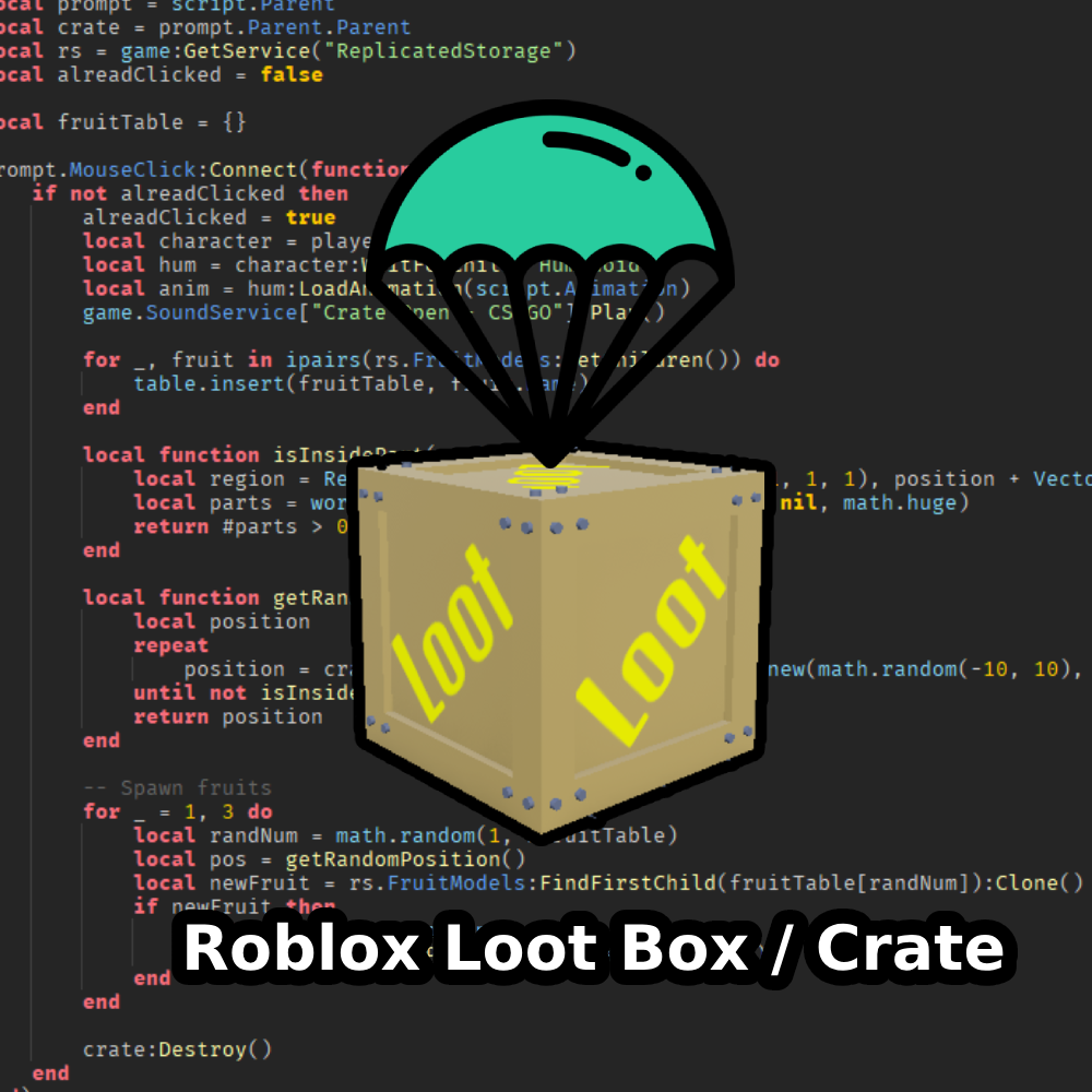 Roblox Loot Box / Loot Crate by Captain_Script