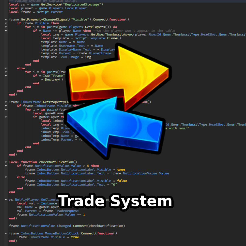 Roblox Trade System by Captain_Script