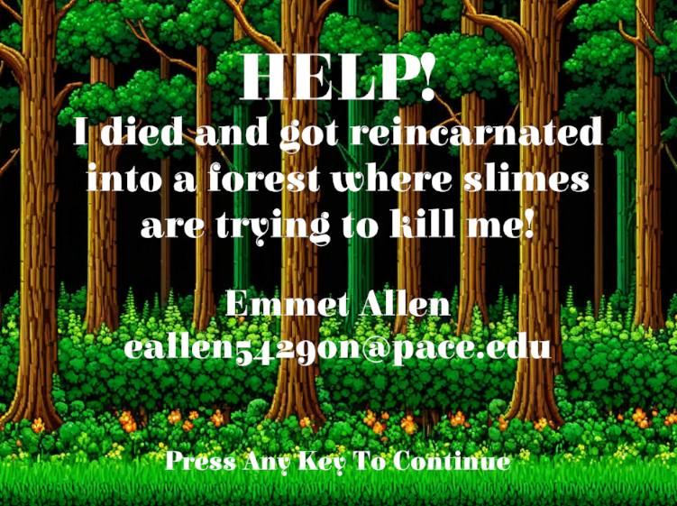 Cover image for Help I Got Reincarnated into a Forest and Slimes Are Trying to Eat Me!