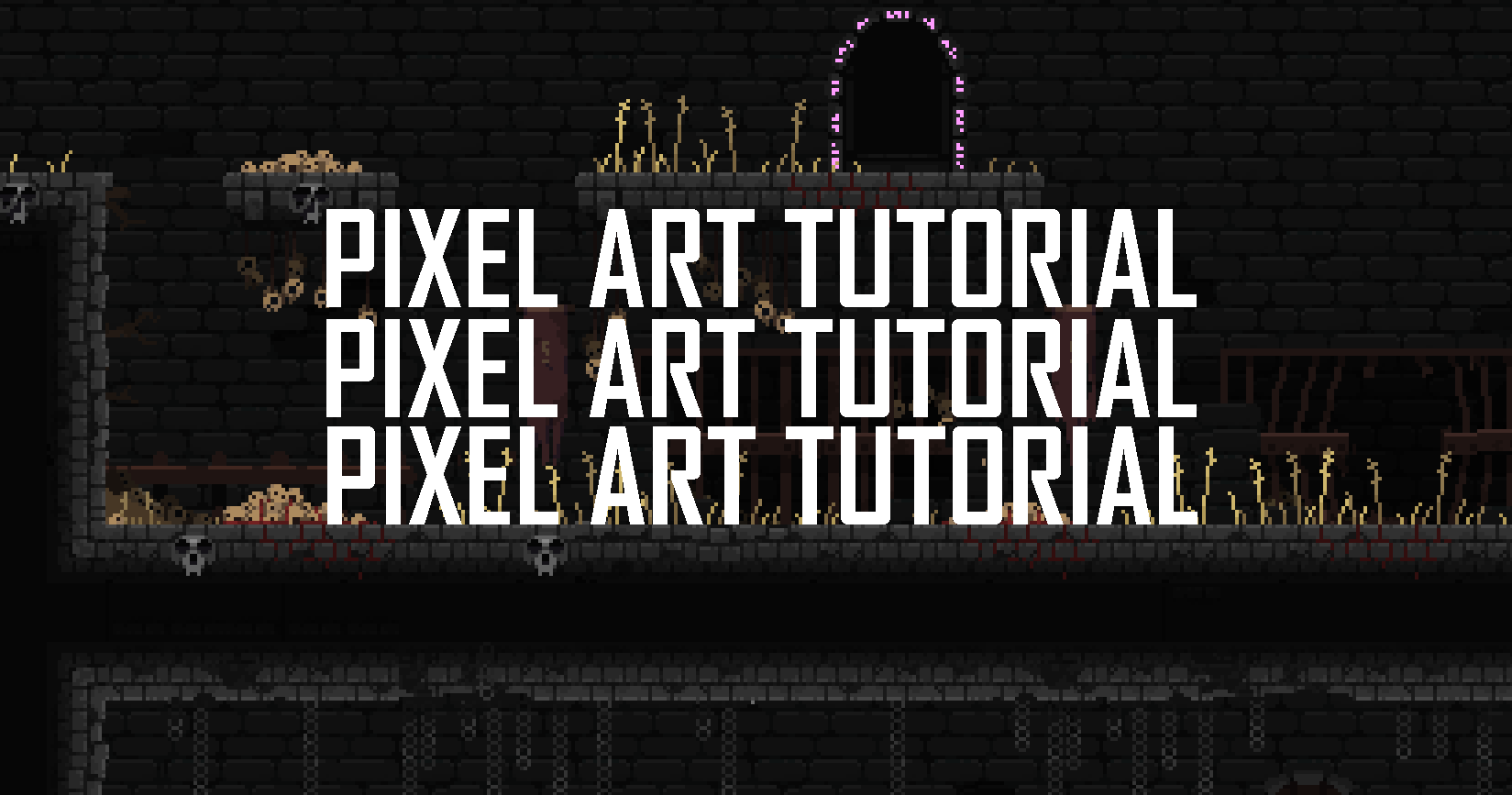 Pixel Art Tutorial - Create a Castle Tileset