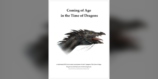 Cover image for Coming of Age in the Time of Dragons