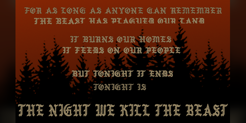 Cover image for The Night We Kill The Beast