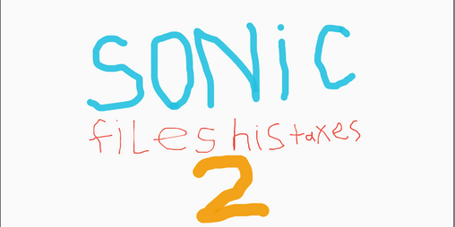 Cover image for Sonic files his taxes 2