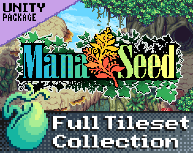 Devlog Pixel Art Unity Package Mana Seed Tileset Collection By 1Cwehi