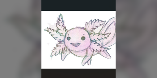 Cover image for Enchanted Axolotl Coloring Book