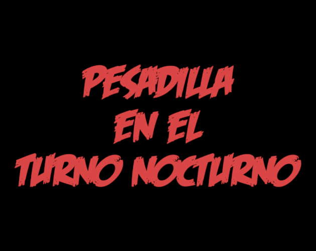 Pesadilla en el turno nocturno cover