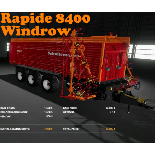 Cover image for FS25_PSM_rapide8400Windrow