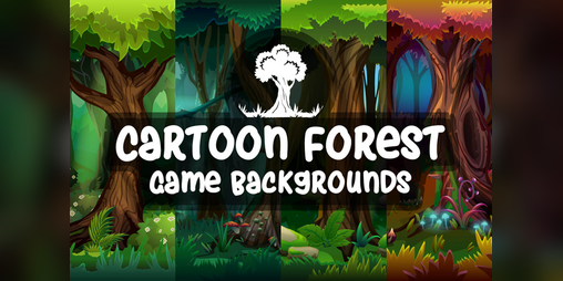 Free Cartoon Forest 2D Backgrounds by Free Game Assets (GUI, Sprite,  Tilesets)
