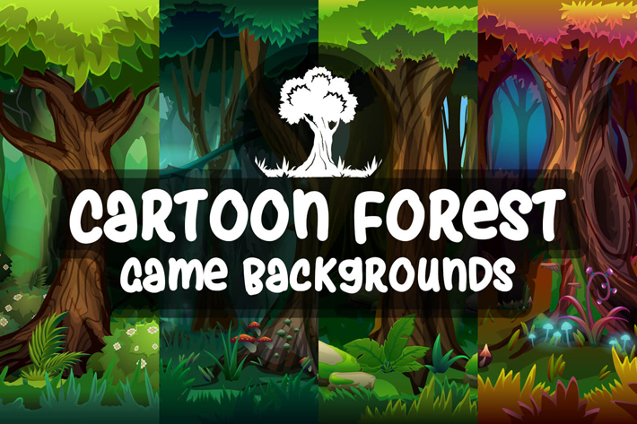 Free Cartoon Forest 2D Backgrounds by Free Game Assets (GUI, Sprite,  Tilesets)