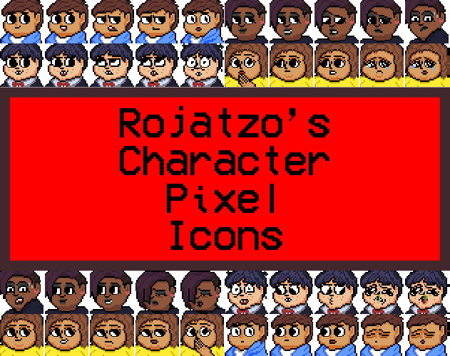 Rojatzo's character pixel Icons