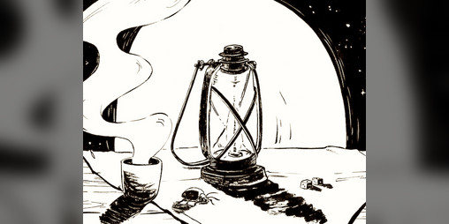 Cover image for Your Lantern Burns With Borrowed Light