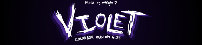 Violet — Colorbox v6.25