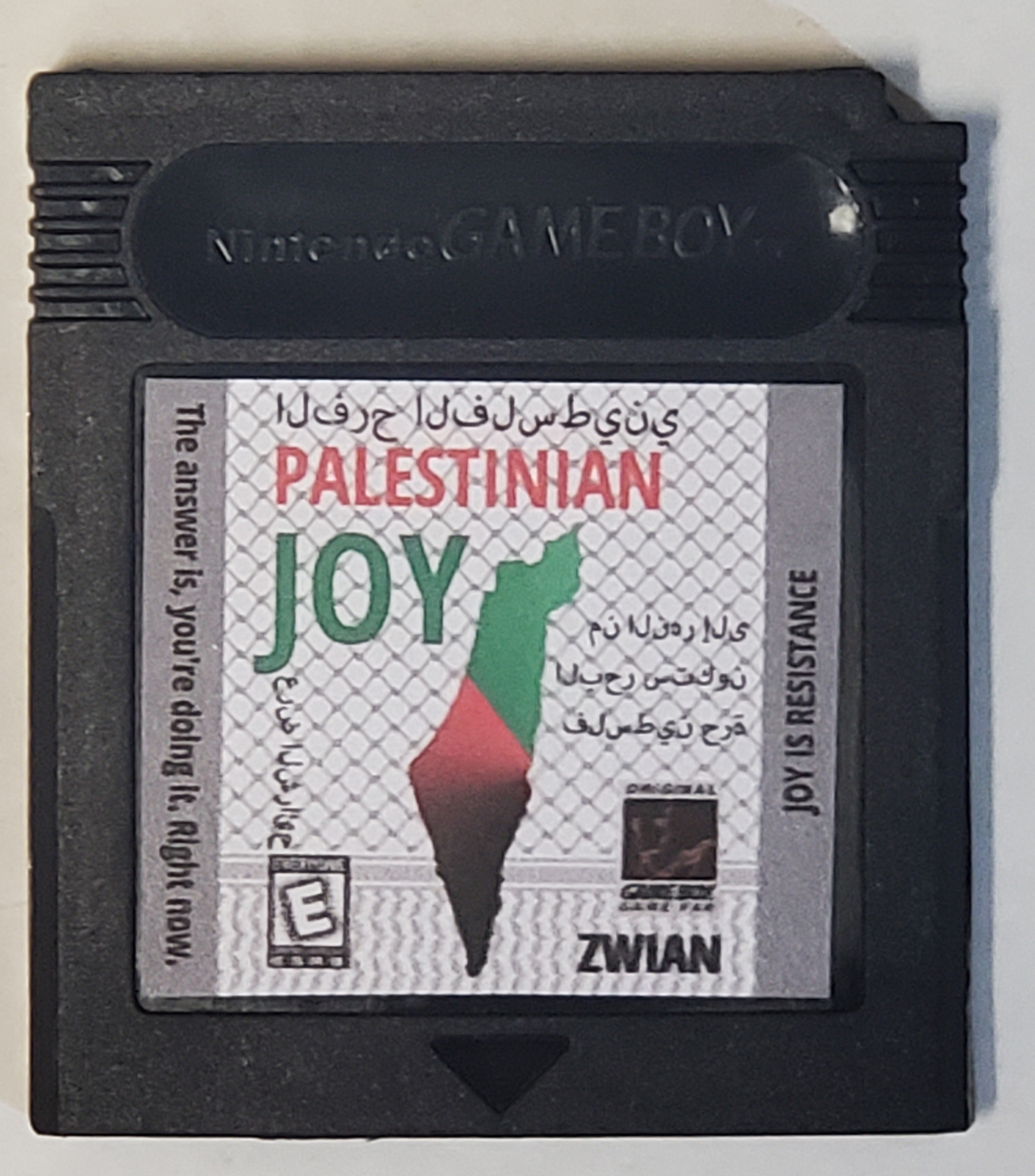 Cover image for Palestinian Joy for Gameboy