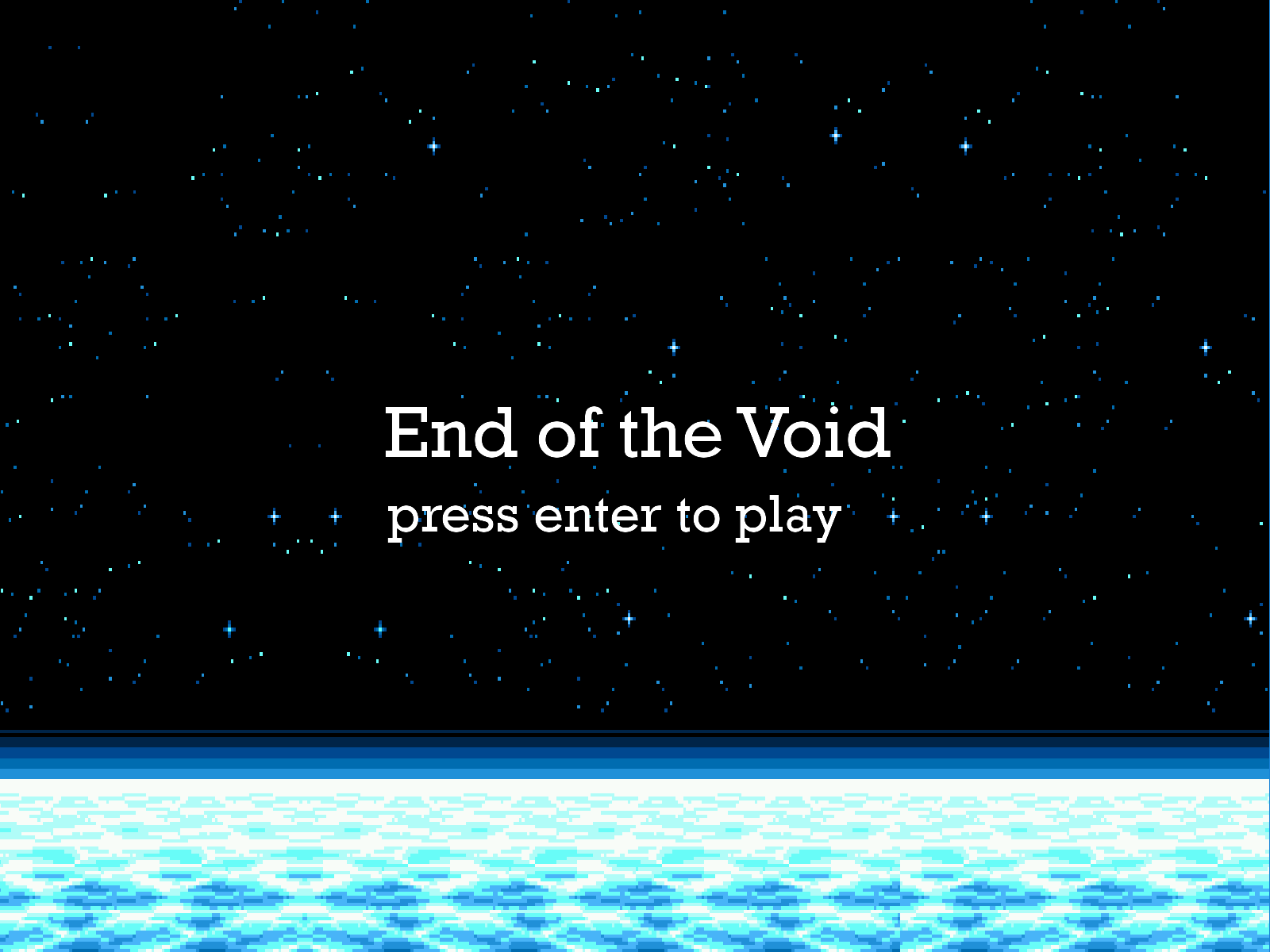 End of the Void