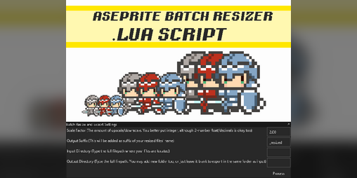 Cover image for Aseprite Batch Resizer Script