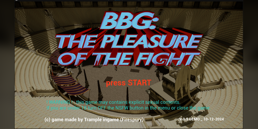 Cover image for BBG - The pleasure of the fight v 0.5 DEMO +VR