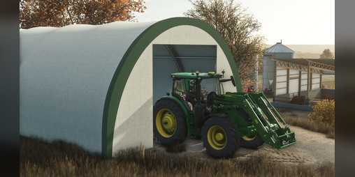 Cover image for FS25 Fabric Hoop Shed