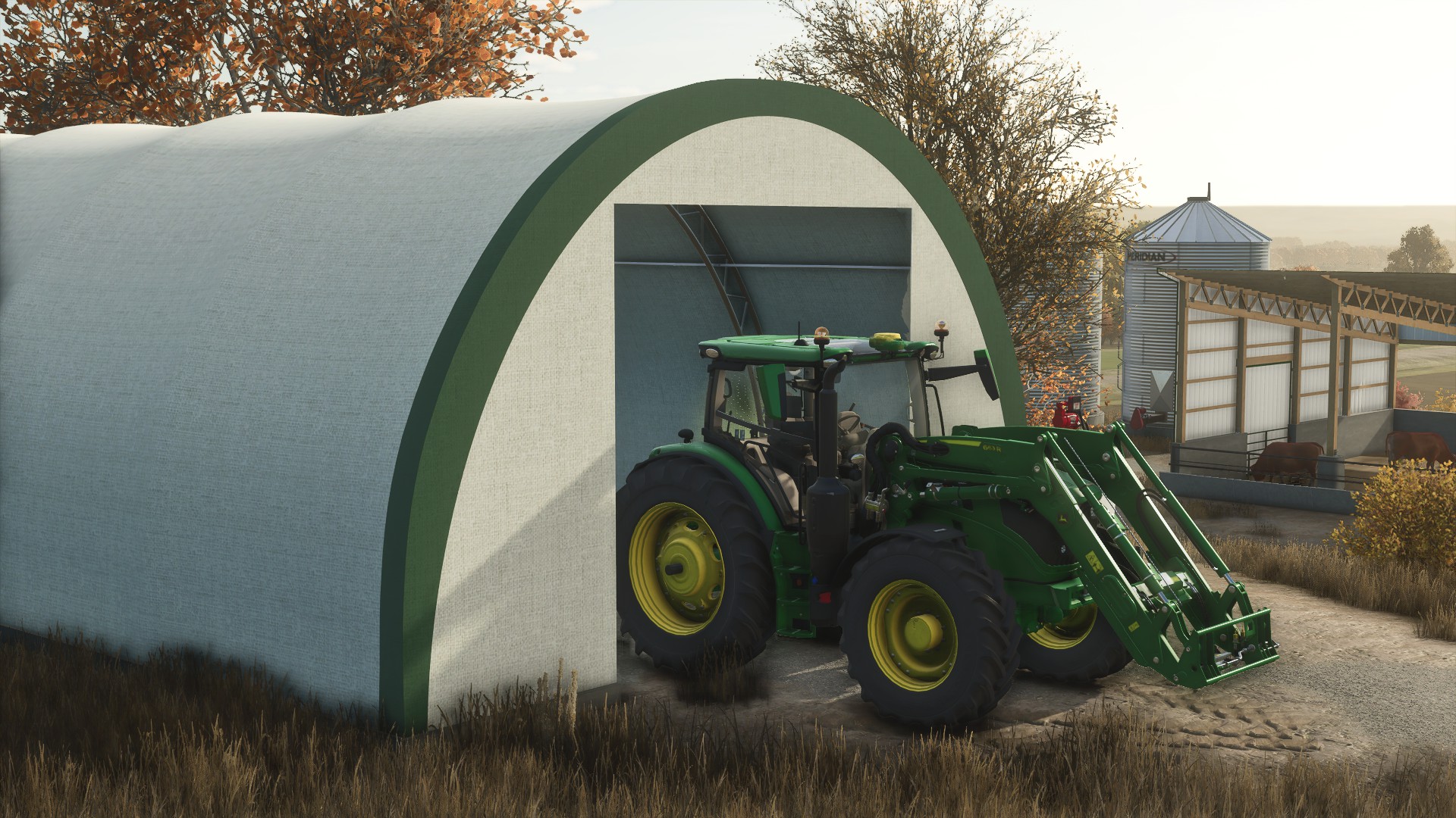Cover image for FS25 Fabric Hoop Shed