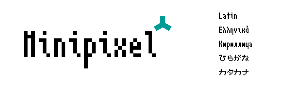 Minipixel - 3x7 base font for pixel art.