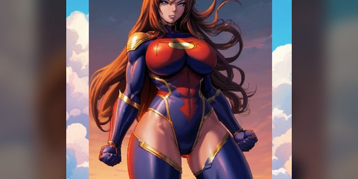 Cover image for Superheroine Test by AIKostVN