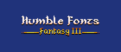 Humble Fonts - Fantasy III