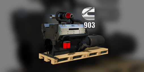 Cover image for FS25 Cummins 903 V8 Turbo Diesel